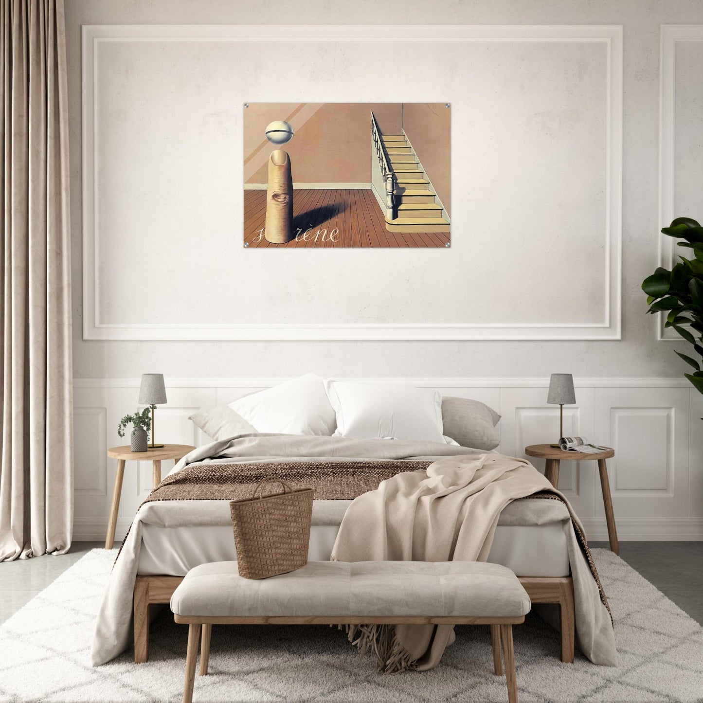 FORBIDDEN LITERATURE THE USE OF THE WORD 1936 - Rene Magritte Acrylic Print - 70x100 cm / 28x40″ inches | Rene Magritte Wall Art | Rene Magritte Prints