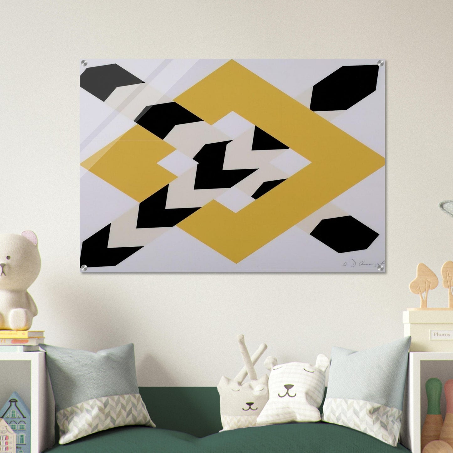 Constellation - 1971 - Allan D Arcangelo Acrylic Print - 70x100 cm / 28x40″ inches | Allan D Arcangelo Wall Art | Allan D Arcangelo Prints