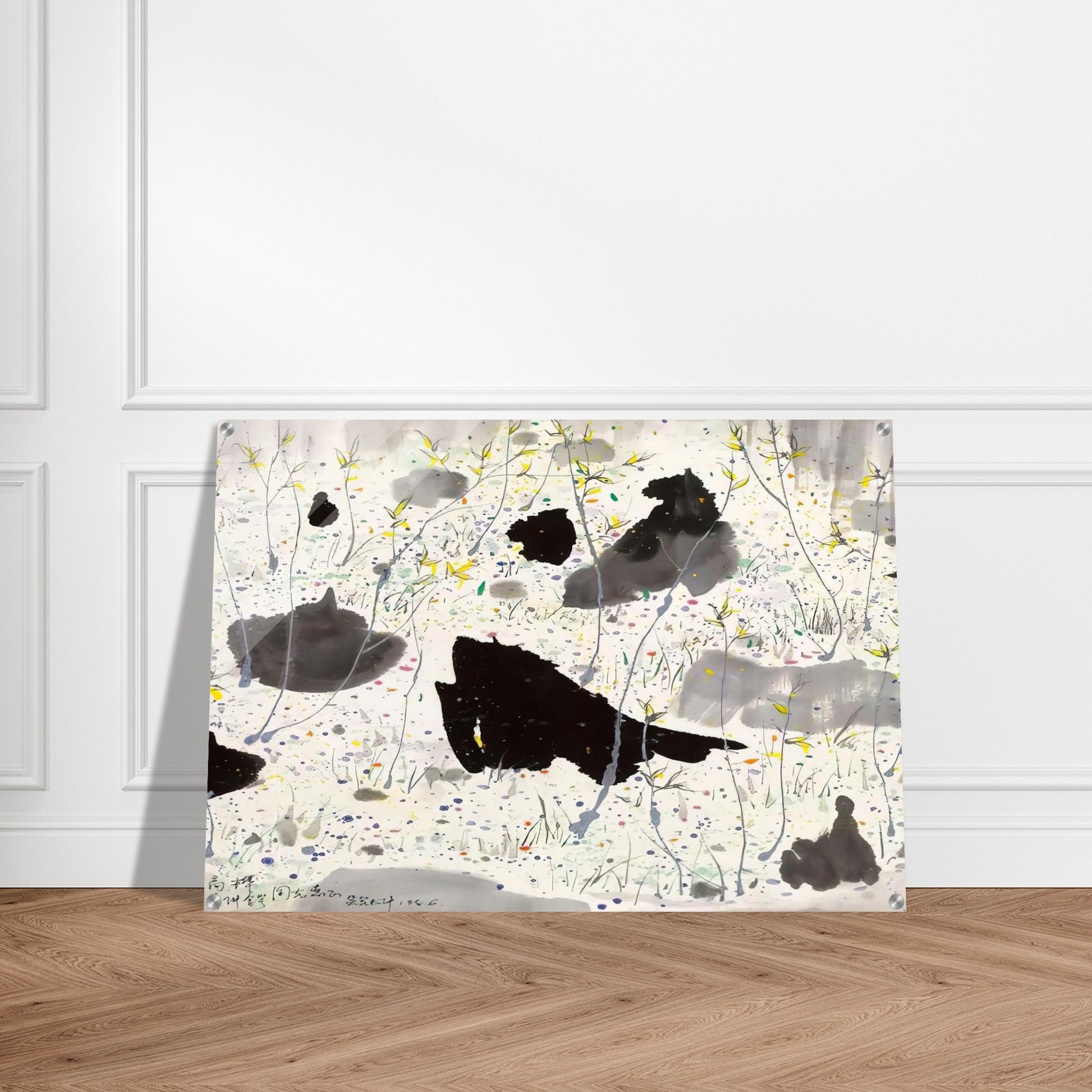 Blossom Out - 1986 - Wu Guanzhong Acrylic Print - 70x100 cm / 28x40″ inches
