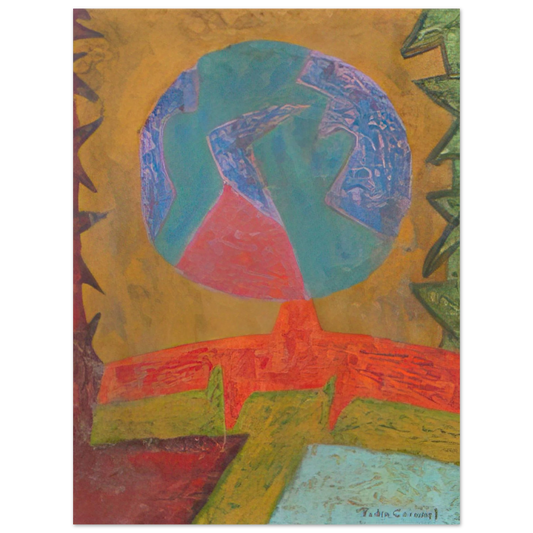 Pedro Coronel - Luna  75x100 cm / 30x40inches Fine Art Poster