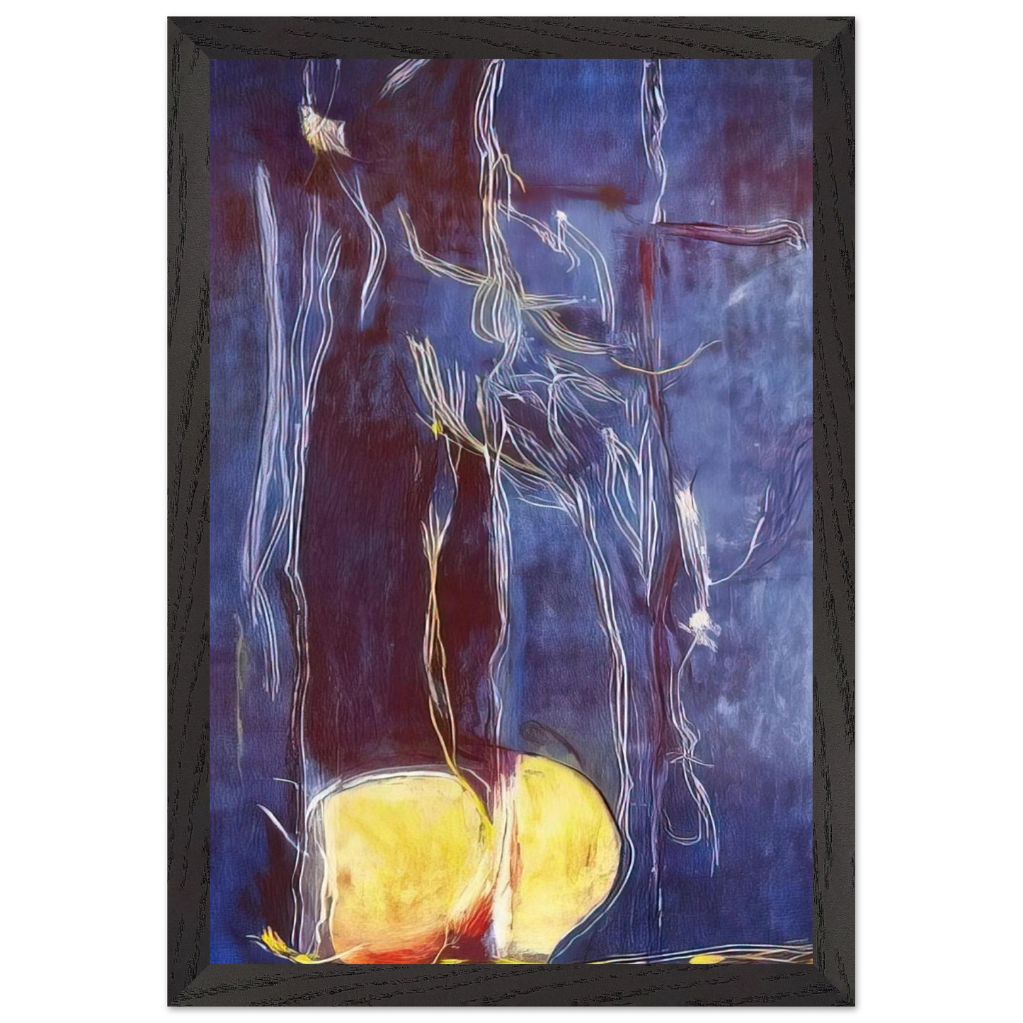 Helen Frankenthaler - All About Blue - 1994 Wall art - 75x100 cm / 30x40 inches - Fine Art Poster-canvas - -