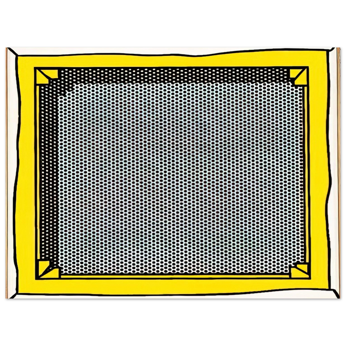 Roy Lichtenstein - STRETCHER FRAME  75x100 cm / 30x40inches Fine Art Poster