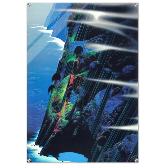 Where Dreams are Born - Eyvind Earle Acrylic Print - 70x100 cm / 28x40″ inches | Eyvind Earle Wall Art | Eyvind Earle Prints