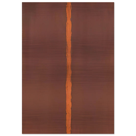 Onement I - Barnett Newman Brushed Aluminum Print - 70x100 cm / 28x40 inches | Barnett Newman Aluminum Print | Barnett Newman Prints