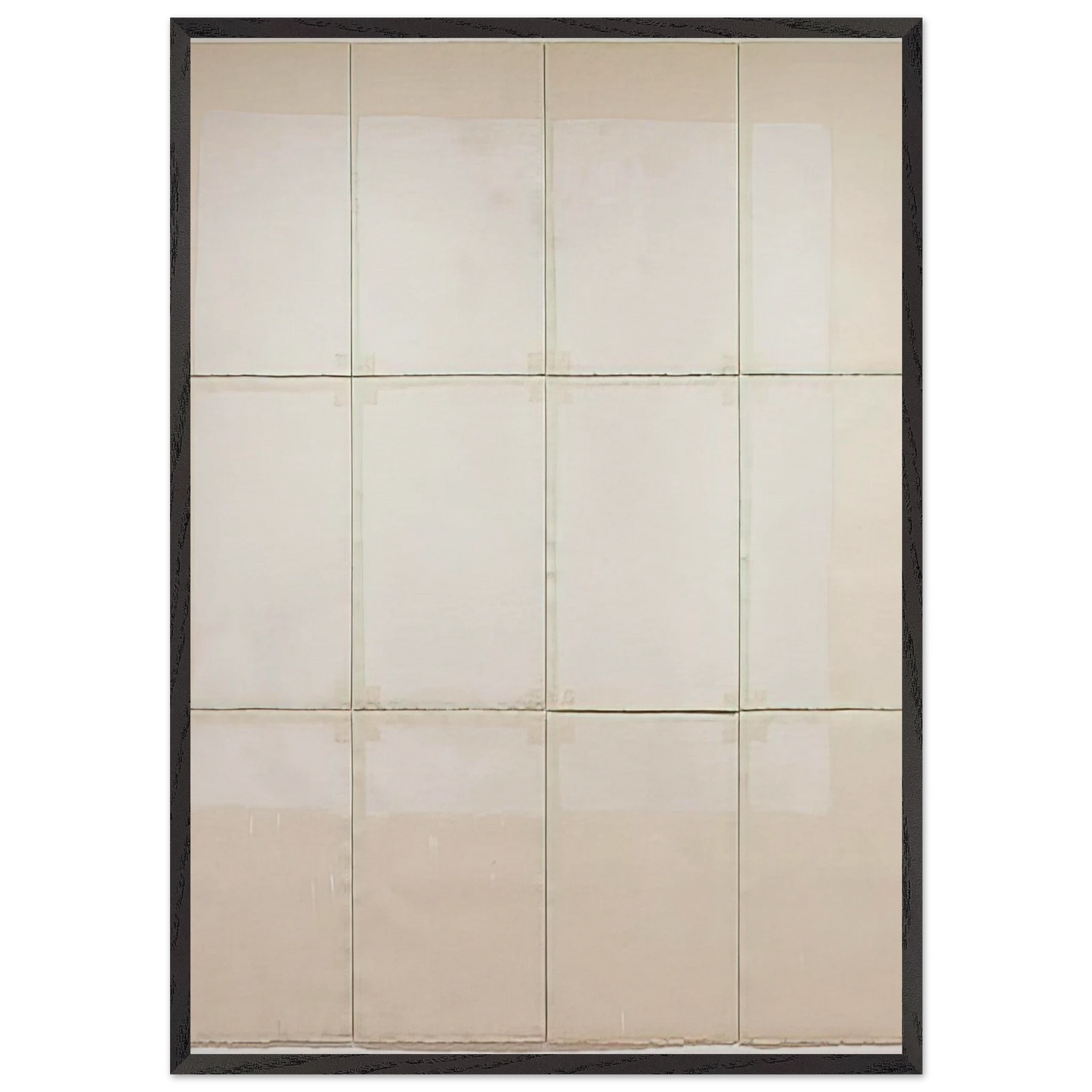 Classico 5 - Robert Ryman 70x100 cm / 28x40 inches Framed Art Print – Black Wooden Frame