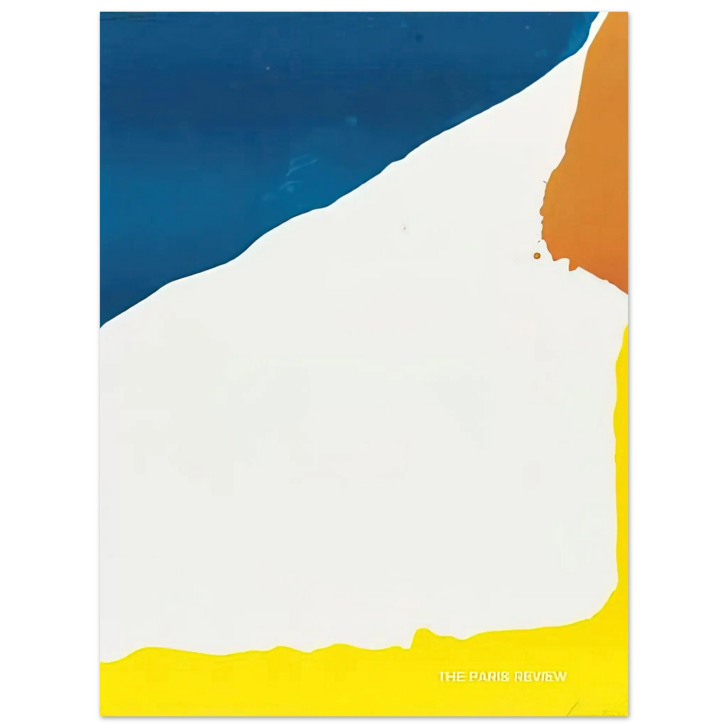 Helen Frankenthaler - Paris Review - 1966 Wall art - 20x25 cm / 8x10 Inches - Premium Wooden Framed Poster With Fine Art Paper - Black frame