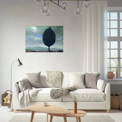 PLAIN OF AIR 1940 - Rene Magritte Brushed Aluminum Print - 70x100 cm / 28x40 inches | Rene Magritte Aluminum Print | Rene Magritte Prints