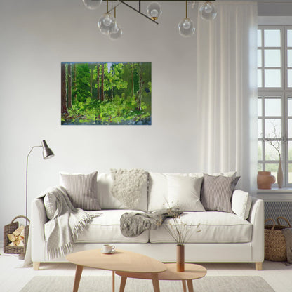 Forest - Arkhyp Kuindzhi Brushed Aluminum Print - 70x100 cm / 28x40 inches | Arkhyp Kuindzhi Aluminum Print | Arkhyp Kuindzhi Prints