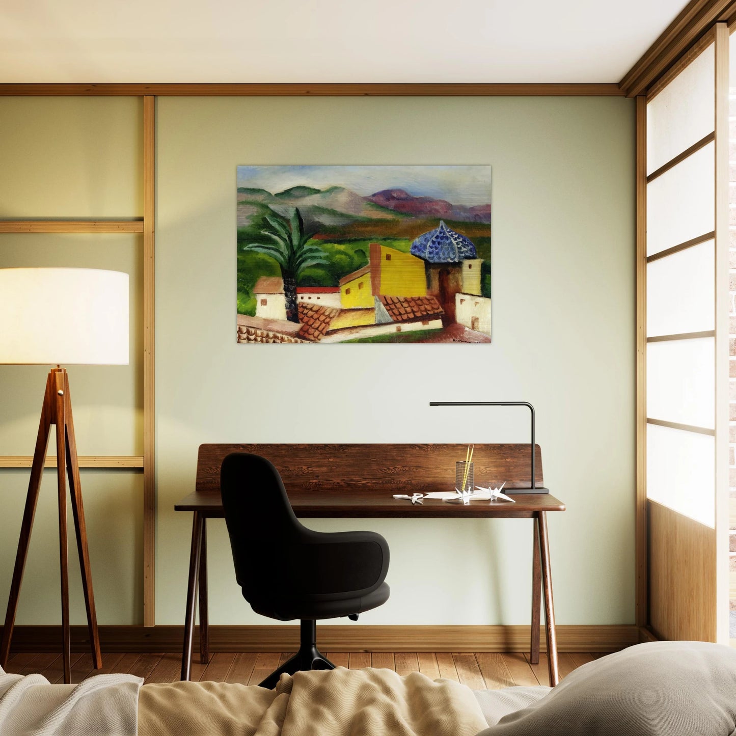 SAGUNTO 1916 - Moise Kisling Brushed Aluminum Print - 70x100 cm / 28x40 inches | Moise Kisling Aluminum Print | Moise Kisling Prints