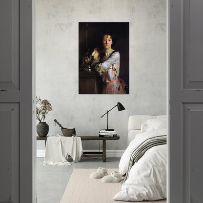 Mrs Charles Russell - John Singer Sargent Brushed Aluminum Print - 70x100 cm / 28x40 inches | John Singer Sargent Aluminum Print | John Singer Sargent Prints
