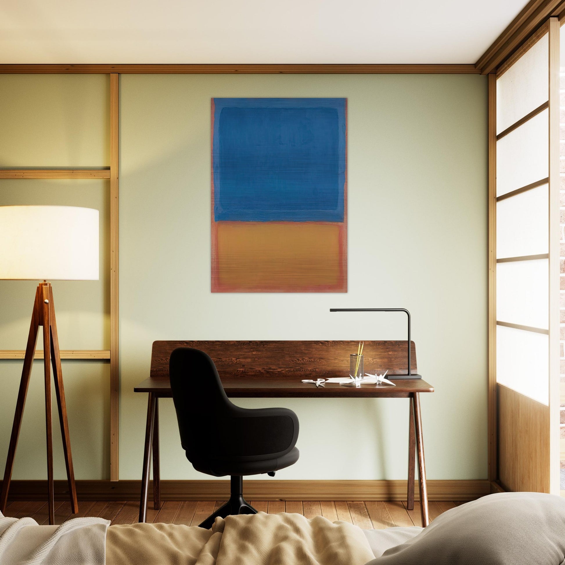 Untitled Red, Blue, Orange - 1955 - Mark Rothko Brushed Aluminum Print - 70x100 cm / 28x40 inches | Mark Rothko Aluminum Print | Mark Rothko Prints