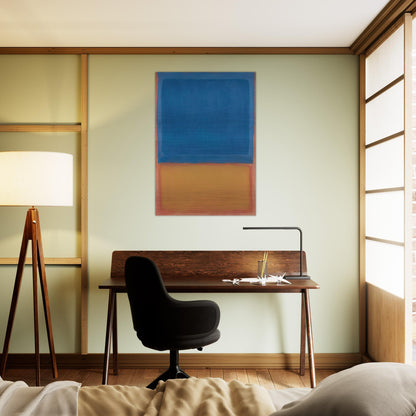 Untitled Red, Blue, Orange - 1955 - Mark Rothko Brushed Aluminum Print - 70x100 cm / 28x40 inches | Mark Rothko Aluminum Print | Mark Rothko Prints