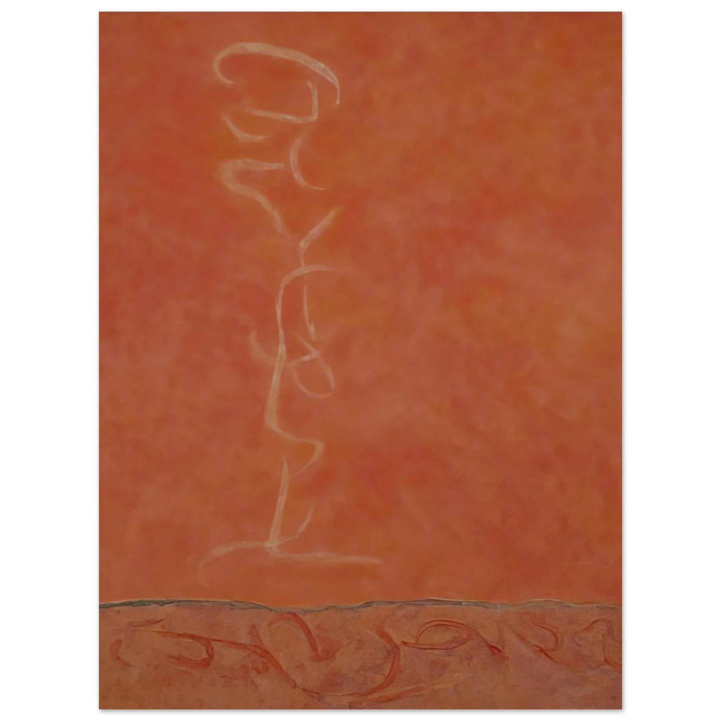 Theodoros Stamos - Infinity Field, T Series #34 - 1990  75x100 cm / 30x40inches Fine Art Poster