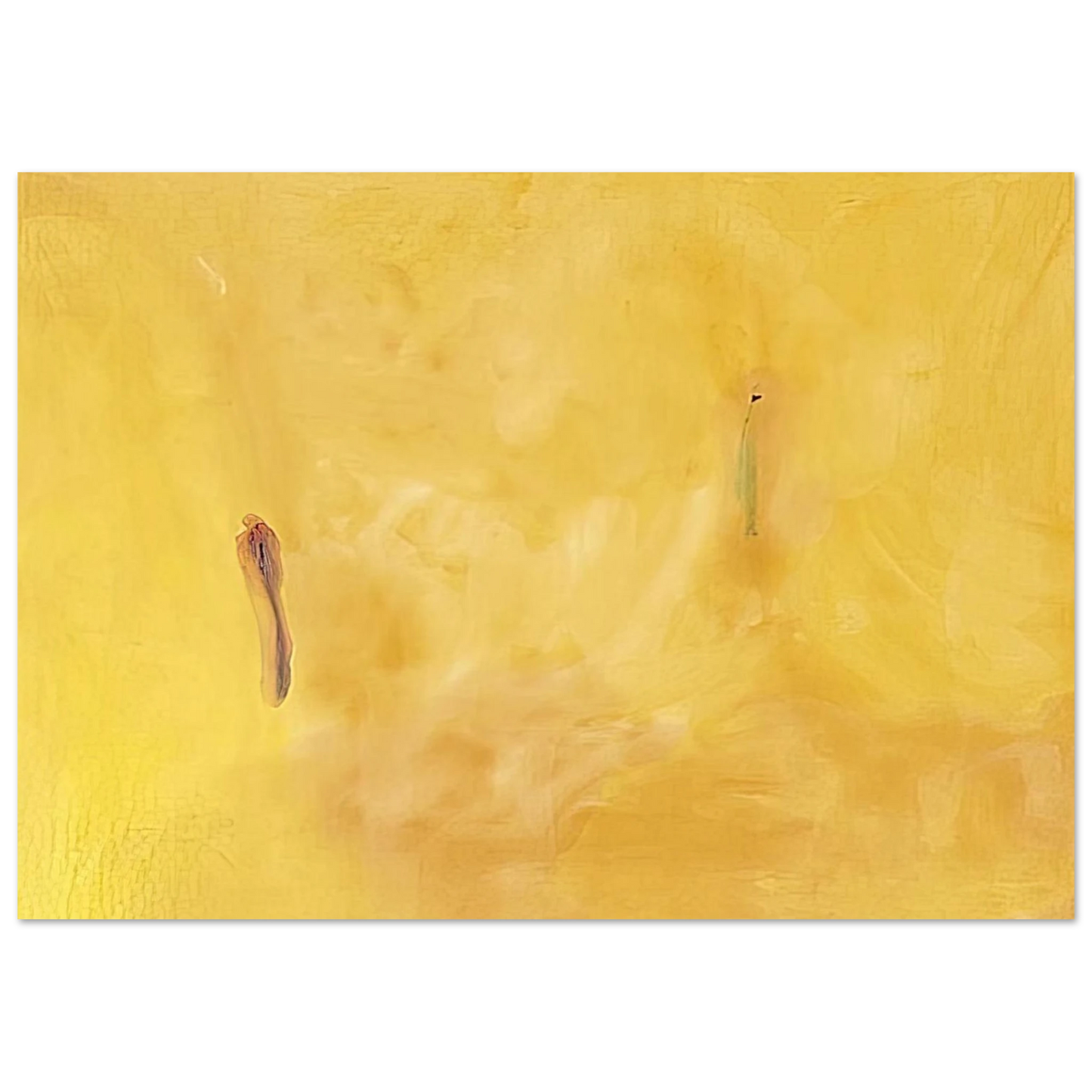 Helen Frankenthaler - Earliness - 1975 Wall art - 27x35 cm / 11x14 inches - Premium Wooden Framed Poster With Fine Art Paper-canvas - White frame