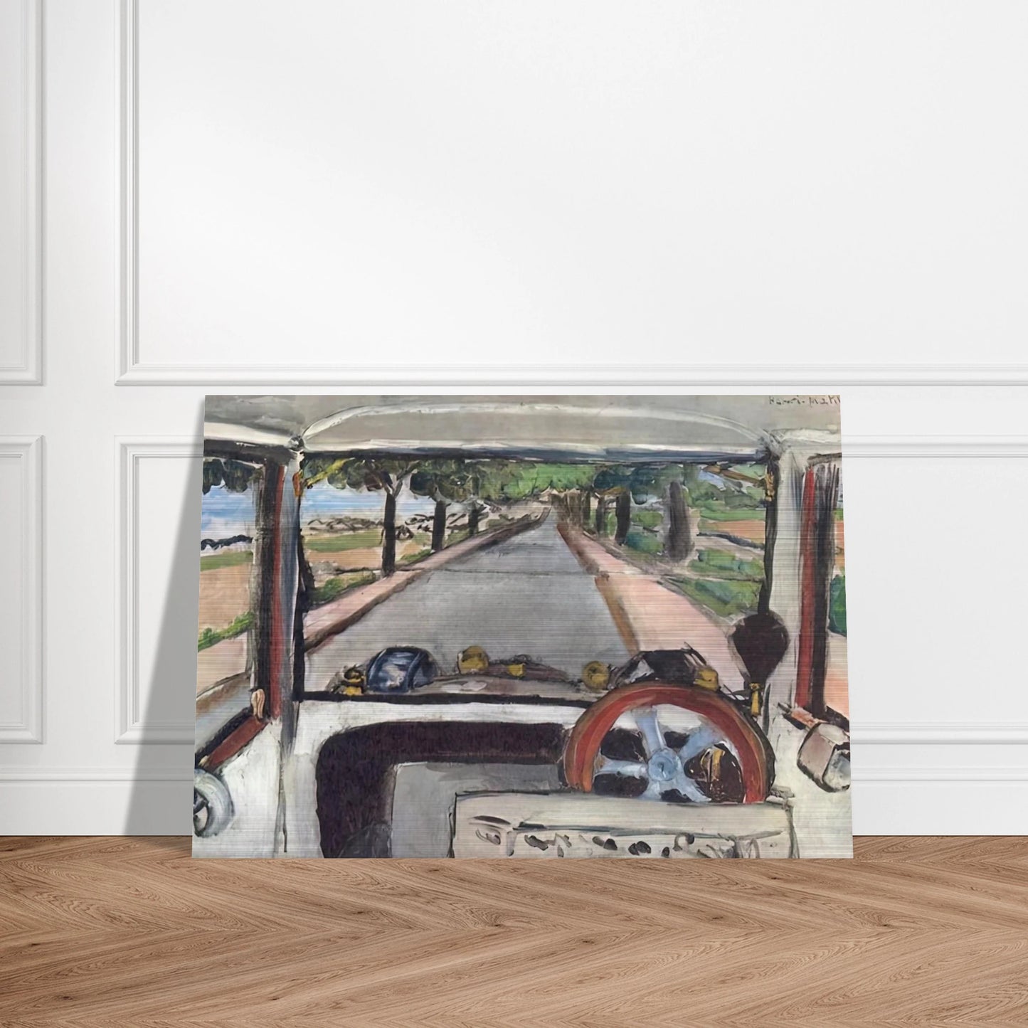 THE WINDSHIELD 1917 0 - Henri Matisse Brushed Aluminum Print - 70x100 cm / 28x40 inches | Henri Matisse Aluminum Print | Henri Matisse Prints