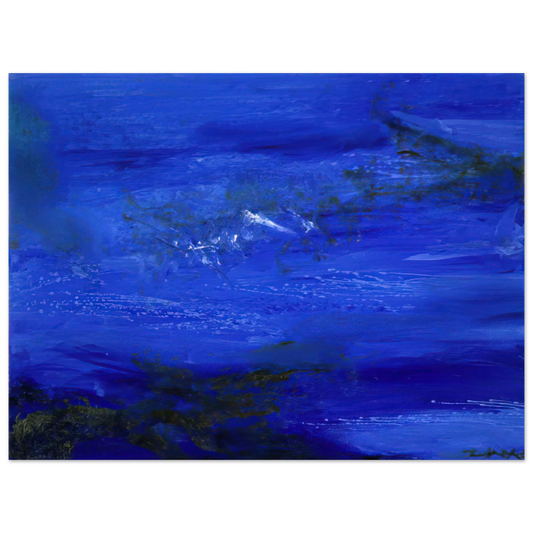 Zao Wou-Ki - 25 10 2002 2002  75x100 cm / 30x40inches Fine Art Poster