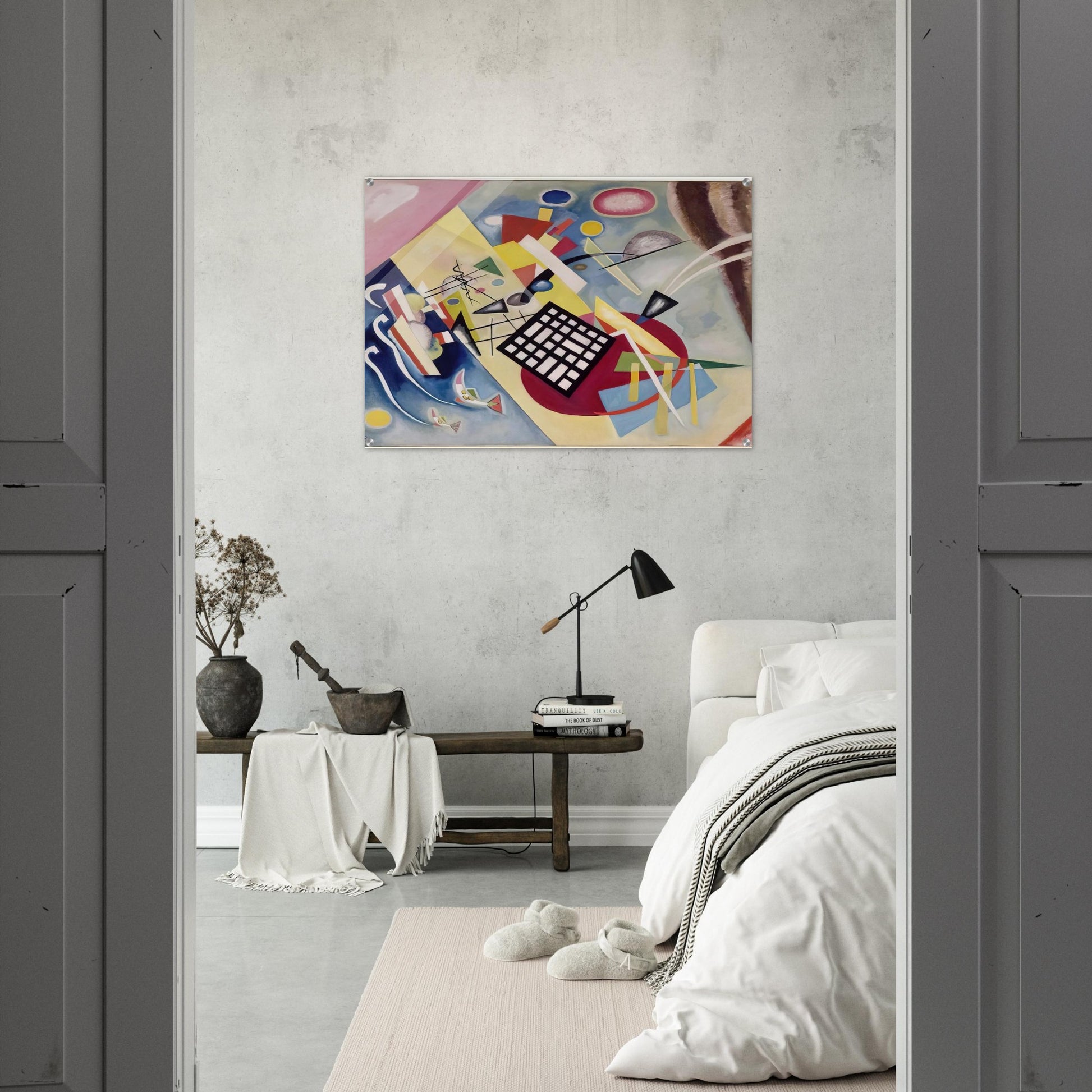 BLACK FRAME 1922 - Wassily Kandinsky Acrylic Print - 70x100 cm / 28x40″ inches
