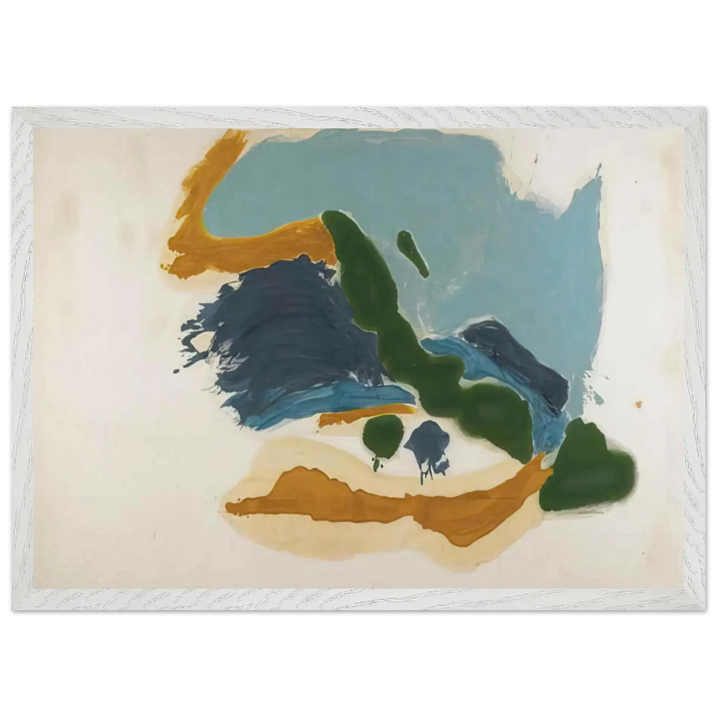 Helen Frankenthaler - Tuscany - 1963 Wall art - 45x60 cm / 18x24 Inches - Fine Art Poster - -