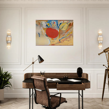 Break Through, 1956- - Helen Frankenthaler Brushed Aluminum Print - 70x100 cm / 28x40 inches | Helen Frankenthaler Aluminum Print | Helen Frankenthaler Prints