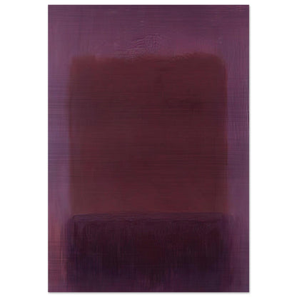 Purple Brown - 1957 - Mark Rothko Brushed Aluminum Print - 70x100 cm / 28x40 inches | Mark Rothko Aluminum Print | Mark Rothko Prints