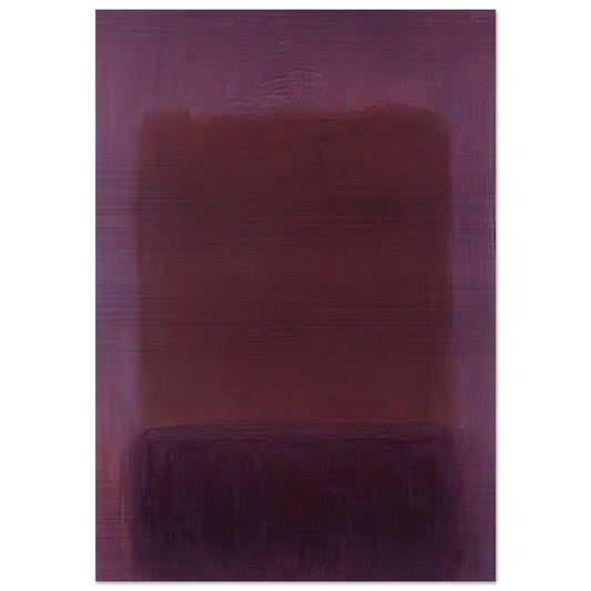 Purple Brown - 1957 - Mark Rothko Brushed Aluminum Print - 70x100 cm / 28x40 inches | Mark Rothko Aluminum Print | Mark Rothko Prints