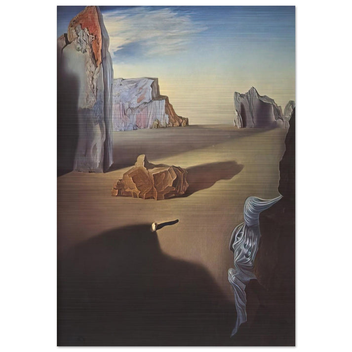 SHADES OF NIGHT DESCENDING - Salvador Dali Brushed Aluminum Print - 70x100 cm / 28x40 inches | Salvador Dali Aluminum Print | Salvador Dali Prints