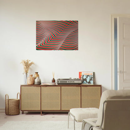 Swirling Retina - Marcel Barbeau Brushed Aluminum Print - 70x100 cm / 28x40 inches | Marcel Barbeau Aluminum Print | Marcel Barbeau Prints