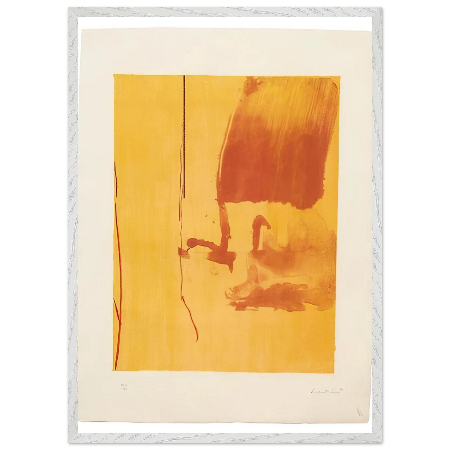 Helen Frankenthaler - Harvest - 1976 Wall art - A3 (29.7 x 42  cm) - Fine Art Poster-canvas - -