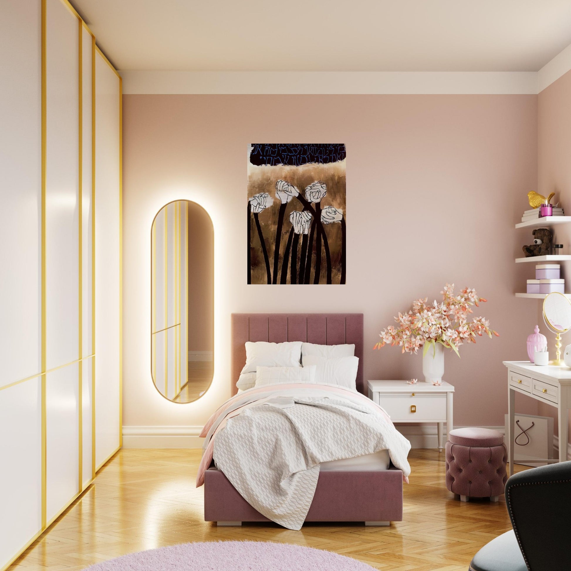IDENTITY - Ben Shahn Brushed Aluminum Print - 70x100 cm / 28x40 inches | Ben Shahn Aluminum Print | Ben Shahn Prints