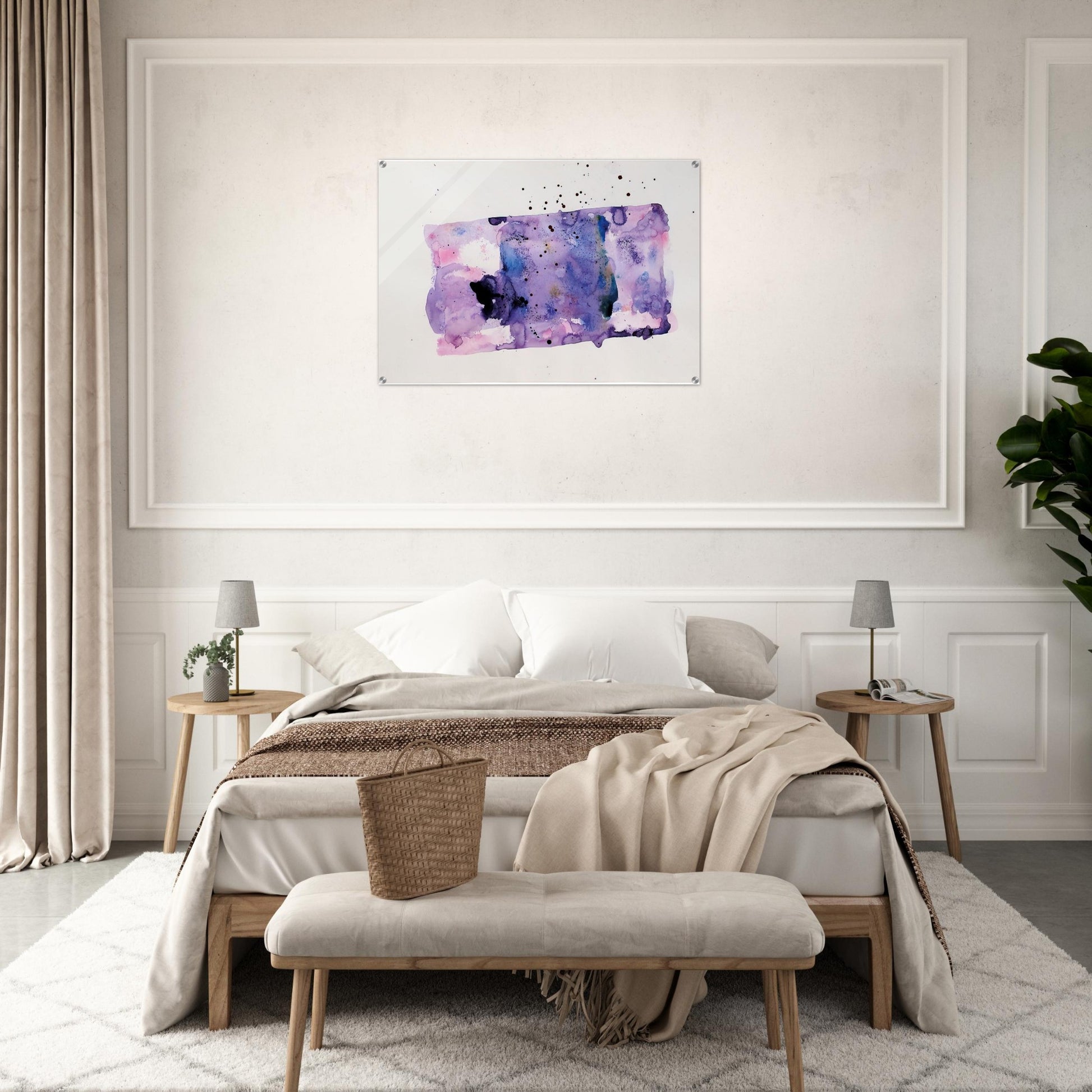 Untitled  SF76-175  - Sam Francis Acrylic Print - 70x100 cm / 28x40″ inches
