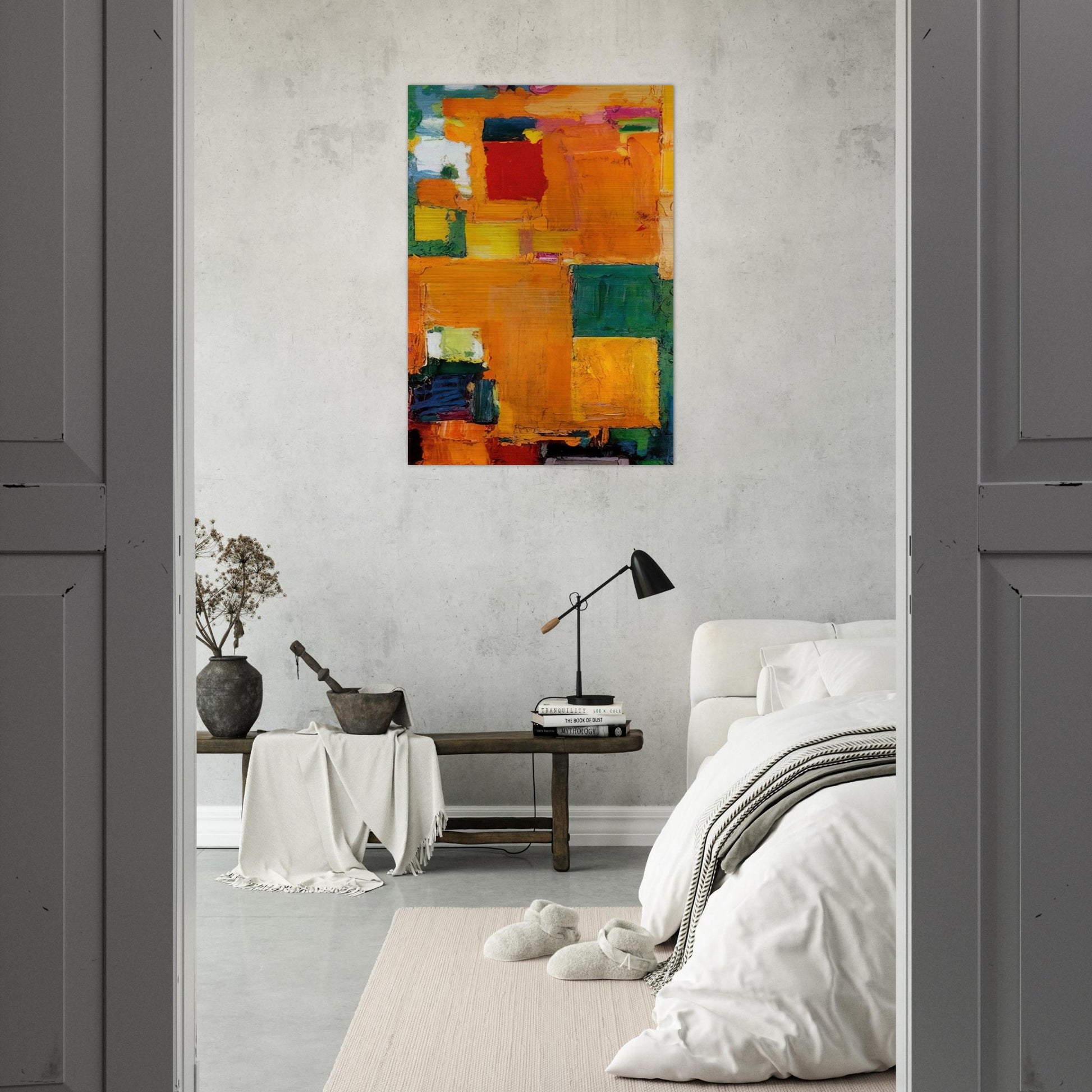 Kaleidos - Hans Hofmann Brushed Aluminum Print - 70x100 cm / 28x40 inches | Hans Hofmann Aluminum Print | Hans Hofmann Prints