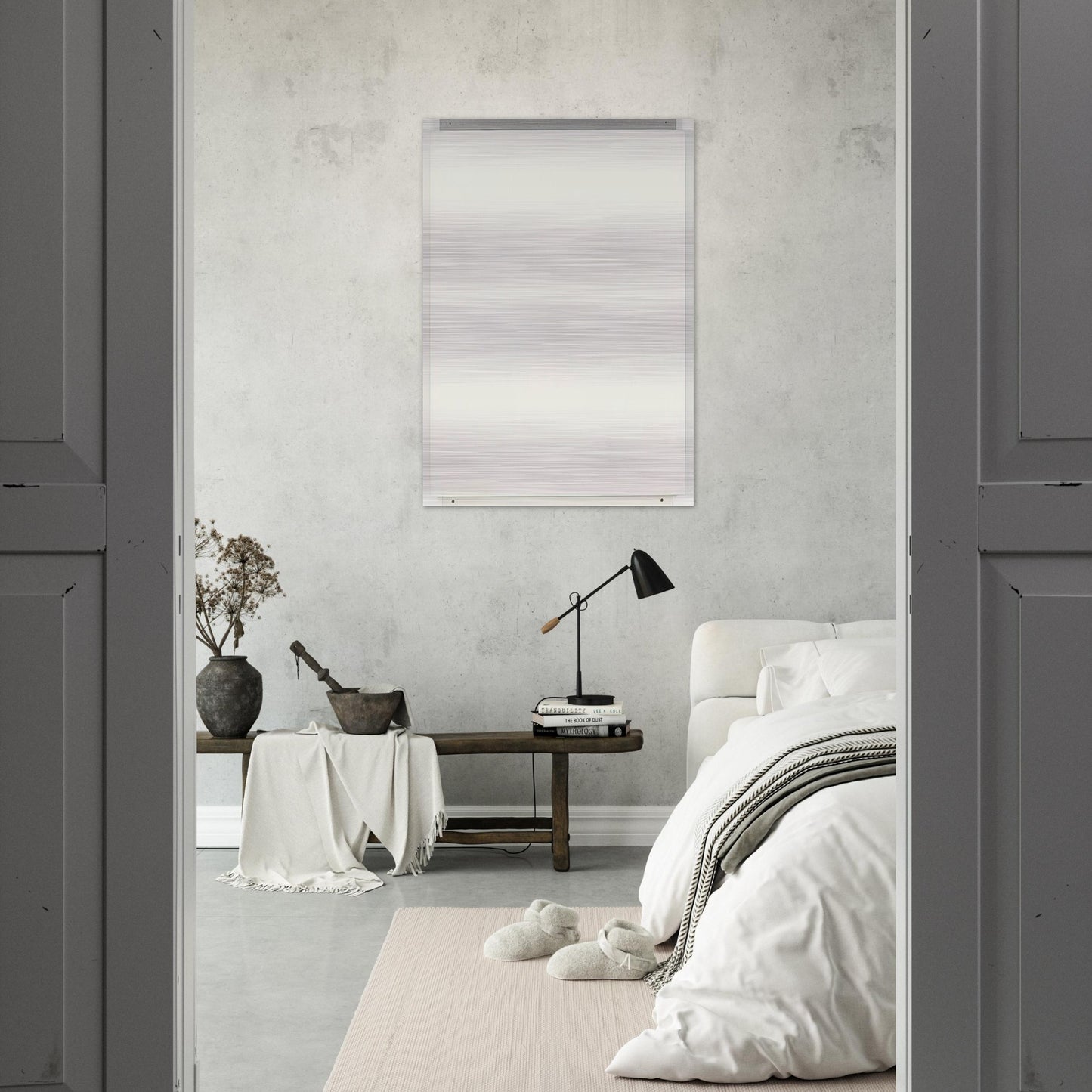 Attendant - Robert Ryman Brushed Aluminum Print - 70x100 cm / 28x40 inches | Robert Ryman Aluminum Print | Robert Ryman Prints