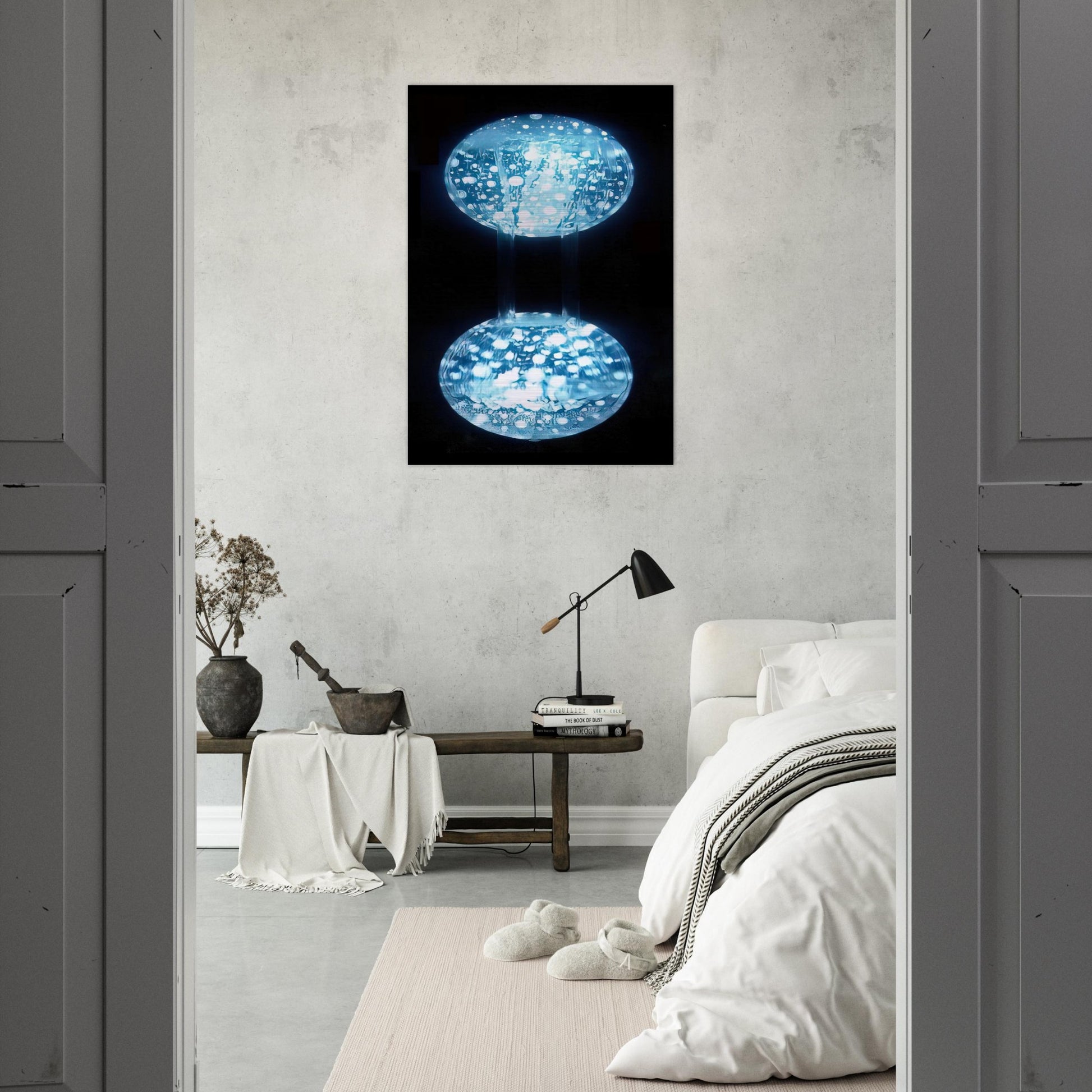 Relieve Agua Comunicante - Kinetic Art - Gyula Kosice Brushed Aluminum Print - 70x100 cm / 28x40 inches | Gyula Kosice Aluminum Print | Gyula Kosice Prints