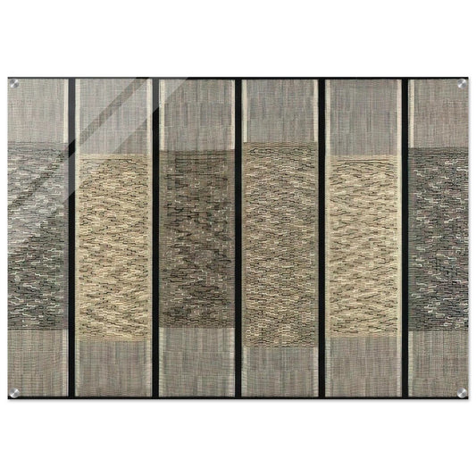 SIX PRAYERS 1965 - Anni Albers Acrylic Print - 70x100 cm / 28x40″ inches