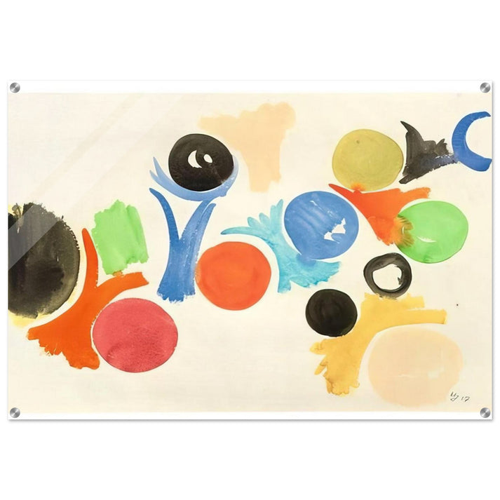 Untitled - 1957 - Ernst Wilhelm Nay Acrylic Print - 70x100 cm / 28x40″ inches