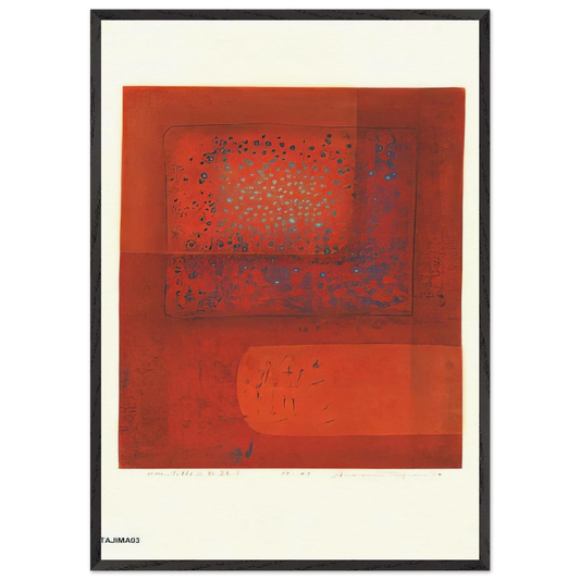 Nontitle 2 - 1974 - Hiroyuki Tajima 70x100 cm / 28x40 inches Framed Art Print – Black Wooden Frame