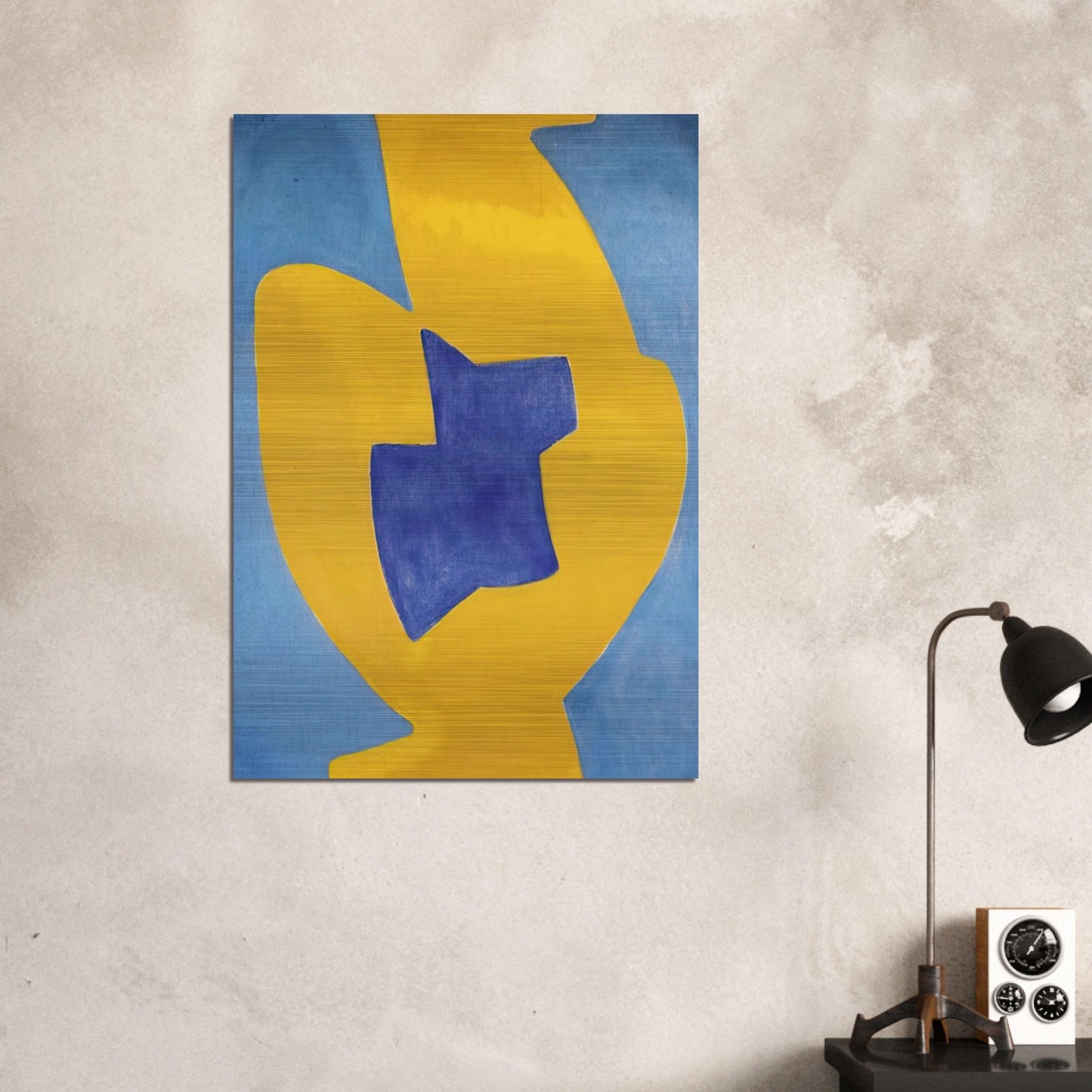 Composition abstraite - 1968 - Serge Poliakoff Brushed Aluminum Print - 70x100 cm / 28x40 inches | Serge Poliakoff Aluminum Print | Serge Poliakoff Prints