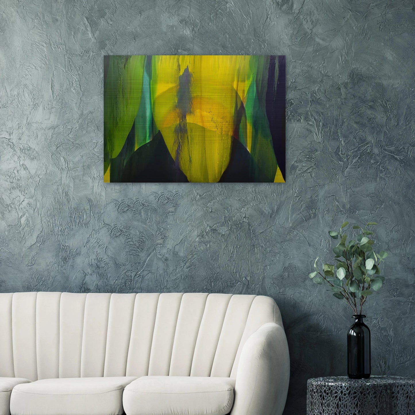 Phenomena Lasting Dawn - 1977 - Paul Jenkins Brushed Aluminum Print - 70x100 cm / 28x40 inches | Paul Jenkins Aluminum Print | Paul Jenkins Prints