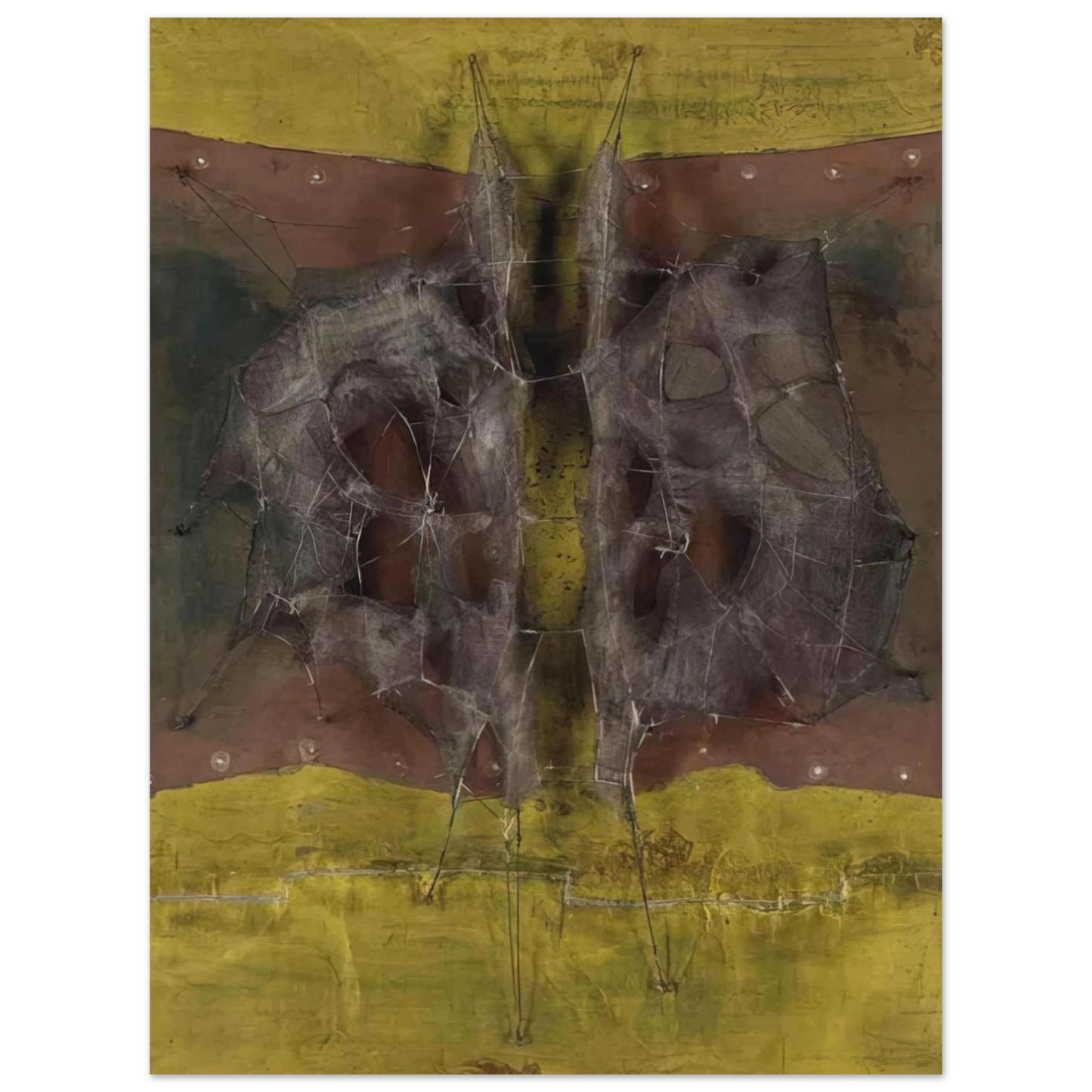 Manuel Rivera - Metamorphosis Medieval - 1961  75x100 cm / 30x40inches Fine Art Poster
