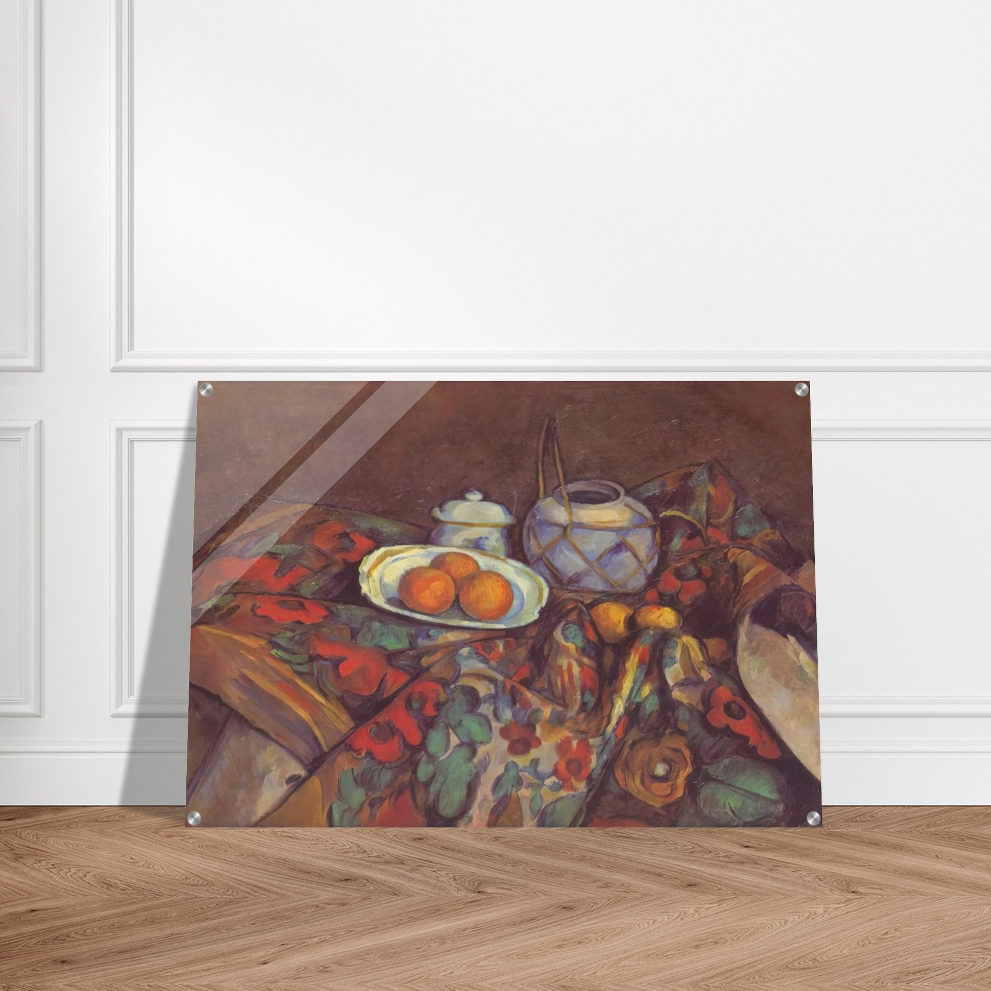 Still Life with Oranges - Paul Cézanne Acrylic Print - 70x100 cm / 28x40″ inches