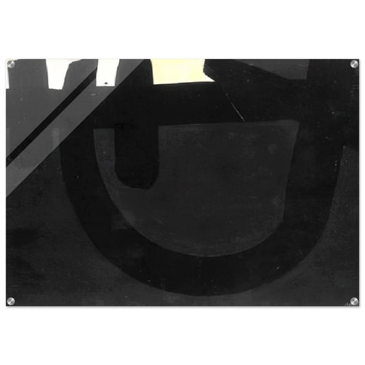 Peinture 8 août 1974 - 1974 - Pierre Soulages Acrylic Print - 70x100 cm / 28x40″ inches