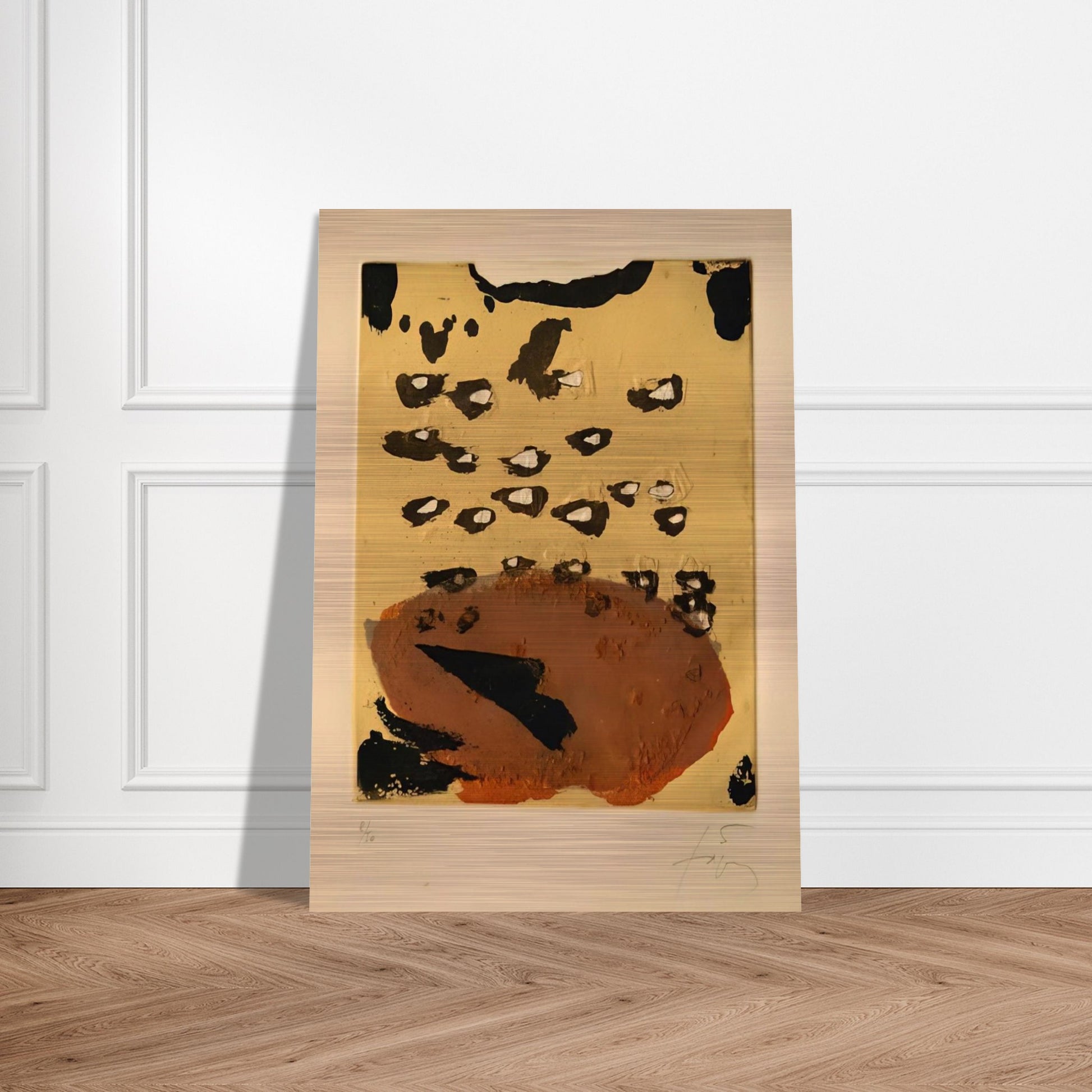 REPLIQUER II 1981 - Antoni Tapies Brushed Aluminum Print - 70x100 cm / 28x40 inches | Antoni Tapies Aluminum Print | Antoni Tapies Prints