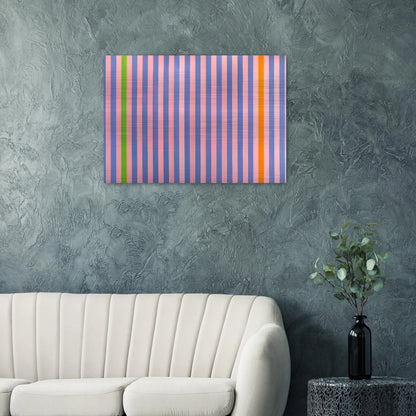 Sweet Score-Skylark - 1960 - Gene Davis Brushed Aluminum Print - 70x100 cm / 28x40 inches | Gene Davis Aluminum Print | Gene Davis Prints