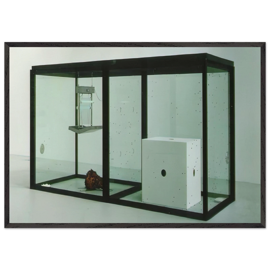 A THOUSAND YEARS - Damien Hirst 70x100 cm / 28x40 inches Framed Art Print – Black Wooden Frame