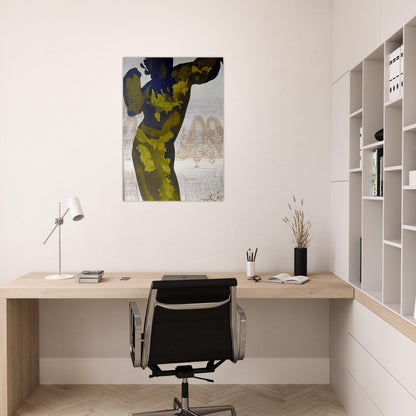 ET POST BUCCELLAM INTROIVIT IN EUM SATANAS PSALMS 40 10 1964 - Salvador Dali Brushed Aluminum Print - 70x100 cm / 28x40 inches | Salvador Dali Aluminum Print | Salvador Dali Prints