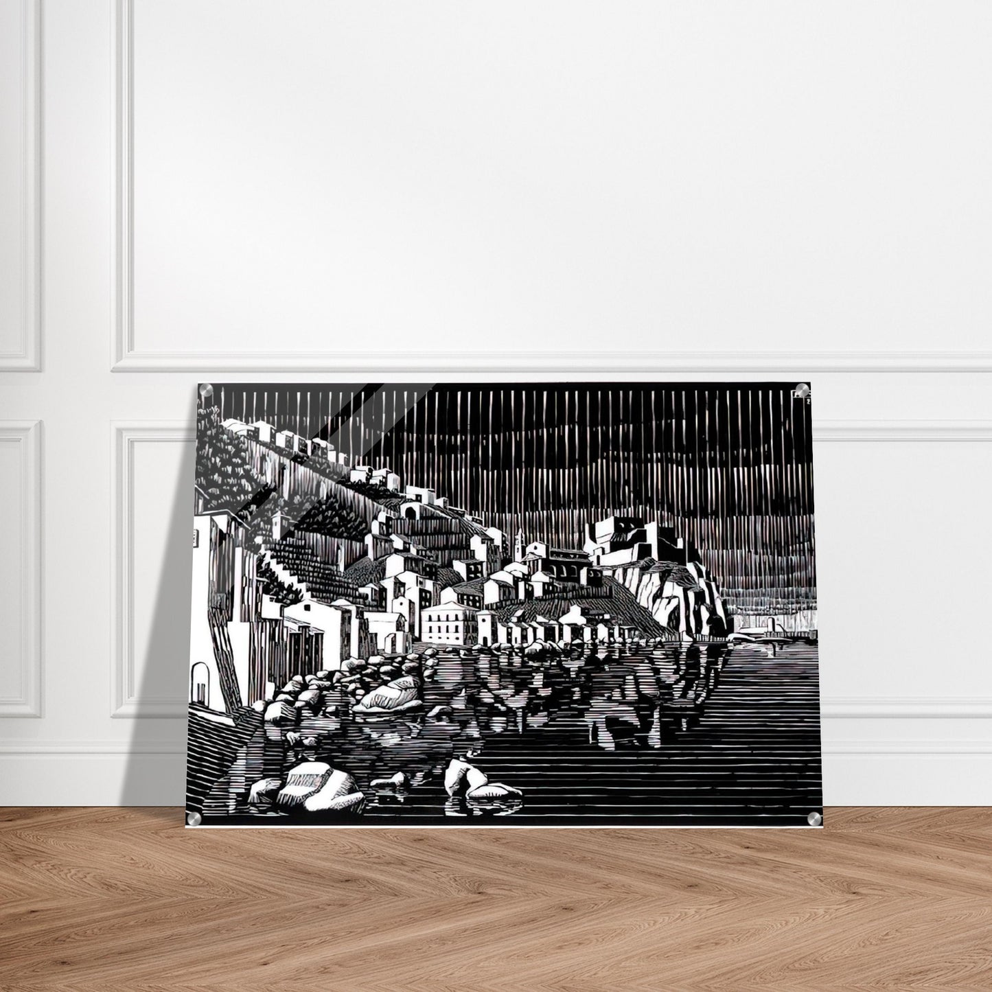 SCILLA CALABRIA FEBRUARY 1931 1931 - MC Escher Acrylic Print - 70x100 cm / 28x40″ inches | Maurits Cornelis Escher Prints