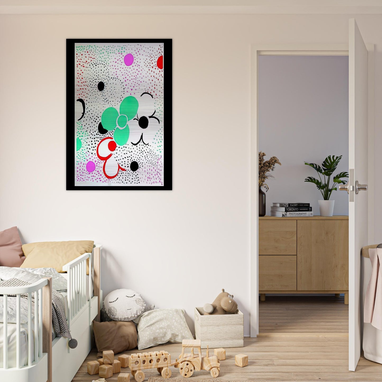 COMPOSITION - Sonia Delaunay Brushed Aluminum Print - 70x100 cm / 28x40 inches | Sonia Delaunay Aluminum Print | Sonia Delaunay Prints