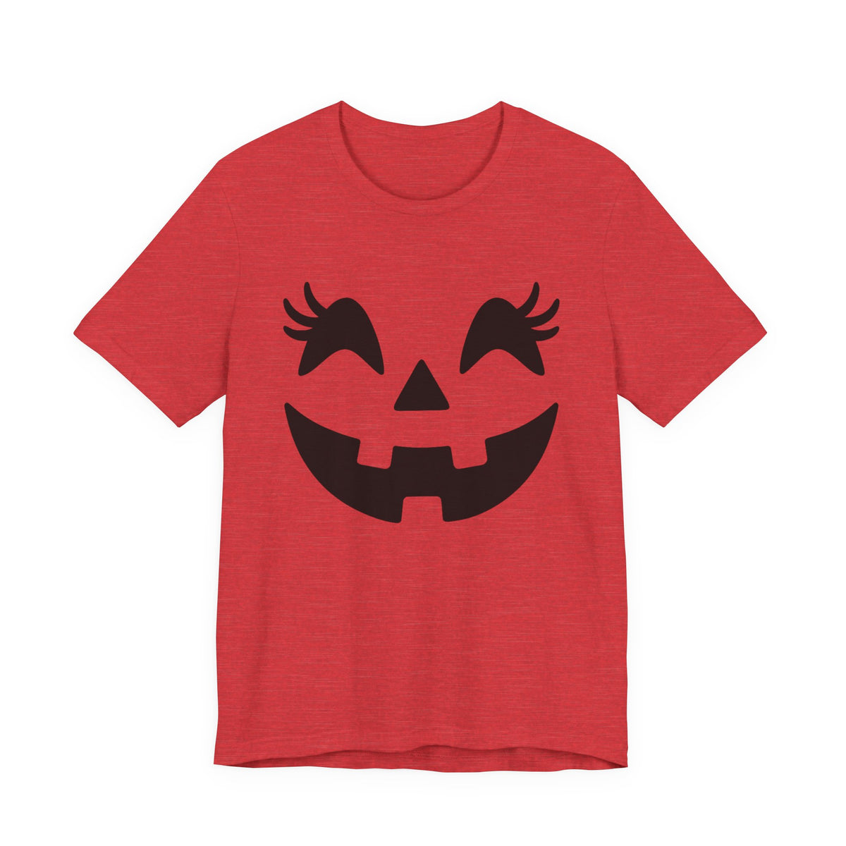 Masque de citrouille Jack O'Lantern Cils Halloween Femmes Filles T-Shirt