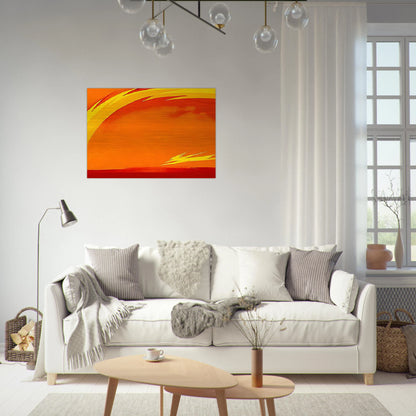 From the Plains II - Georgia O'Keeffe Brushed Aluminum Print - 70x100 cm / 28x40 inches | Georgia O'Keeffe Aluminum Print | Georgia O'Keeffe Prints