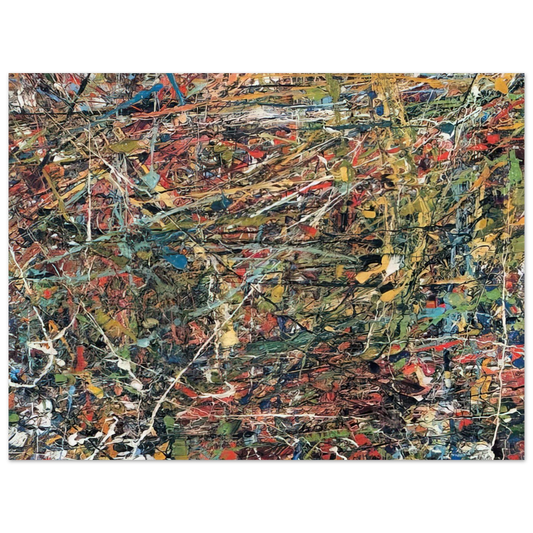 Jean-Paul Riopelle - Untitled Composition  75x100 cm / 30x40inches Fine Art Poster